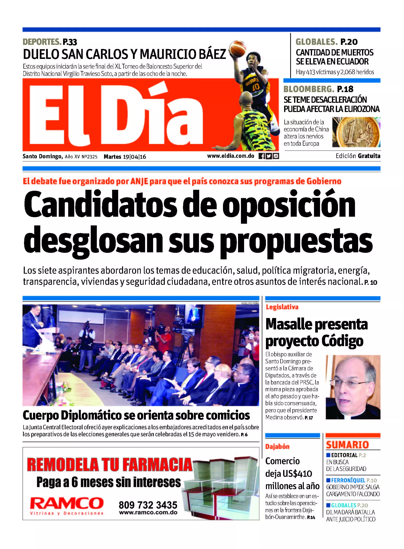 Portada impresa