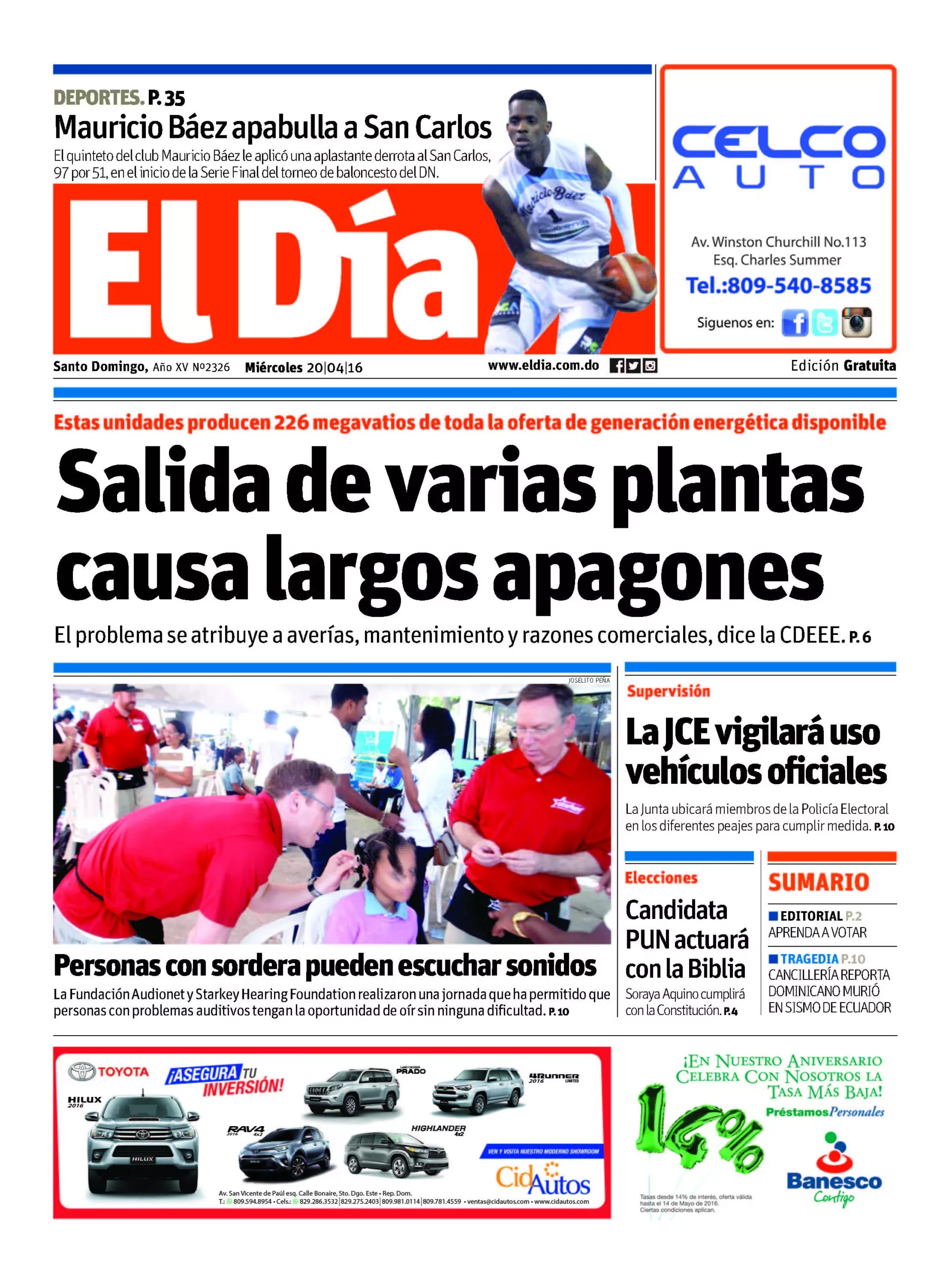 Portada impresa