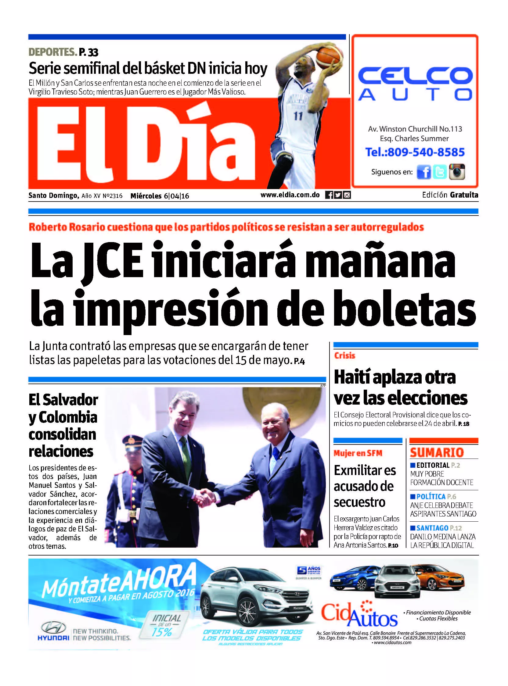Portada impresa