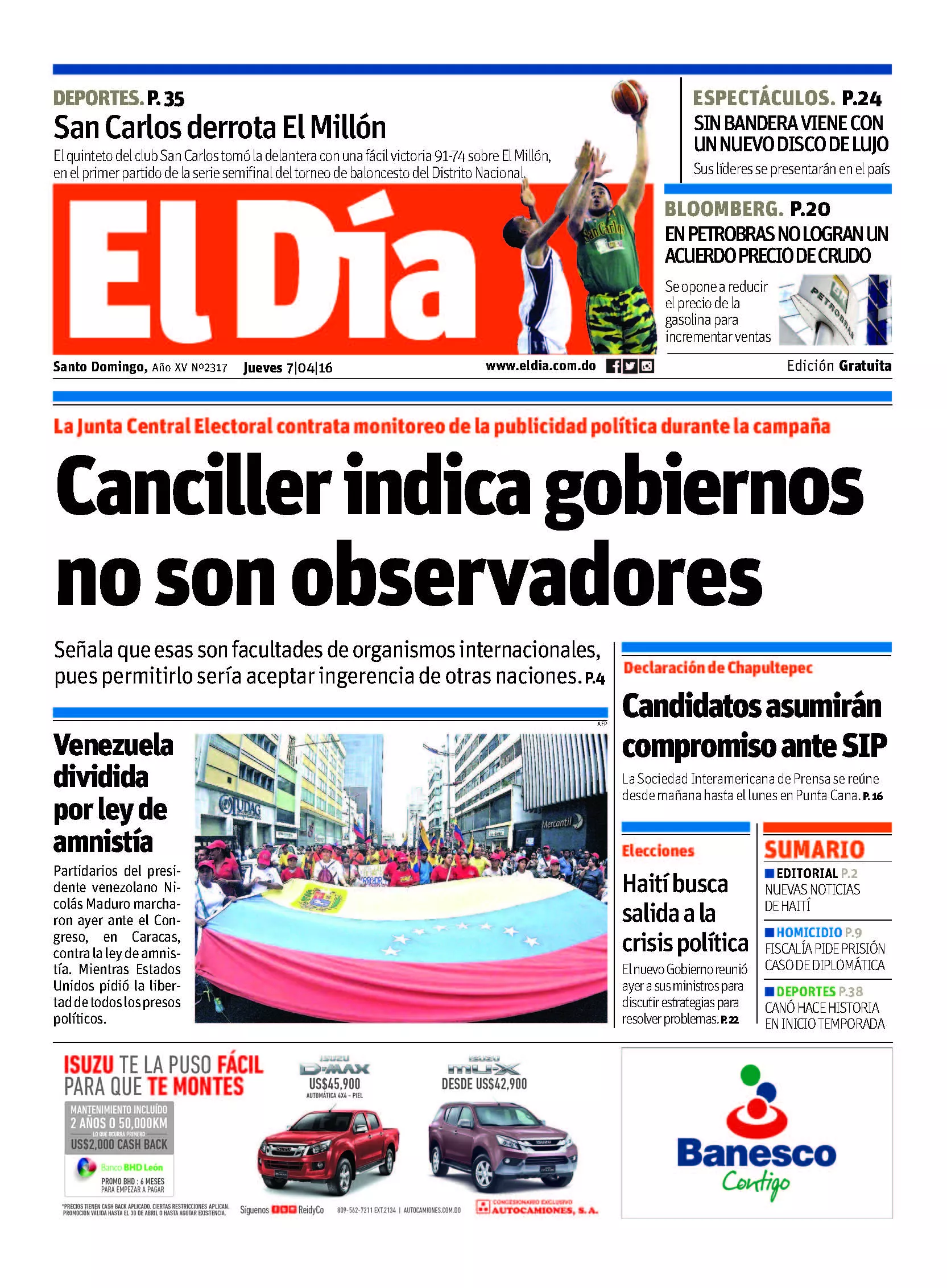 Portada impresa