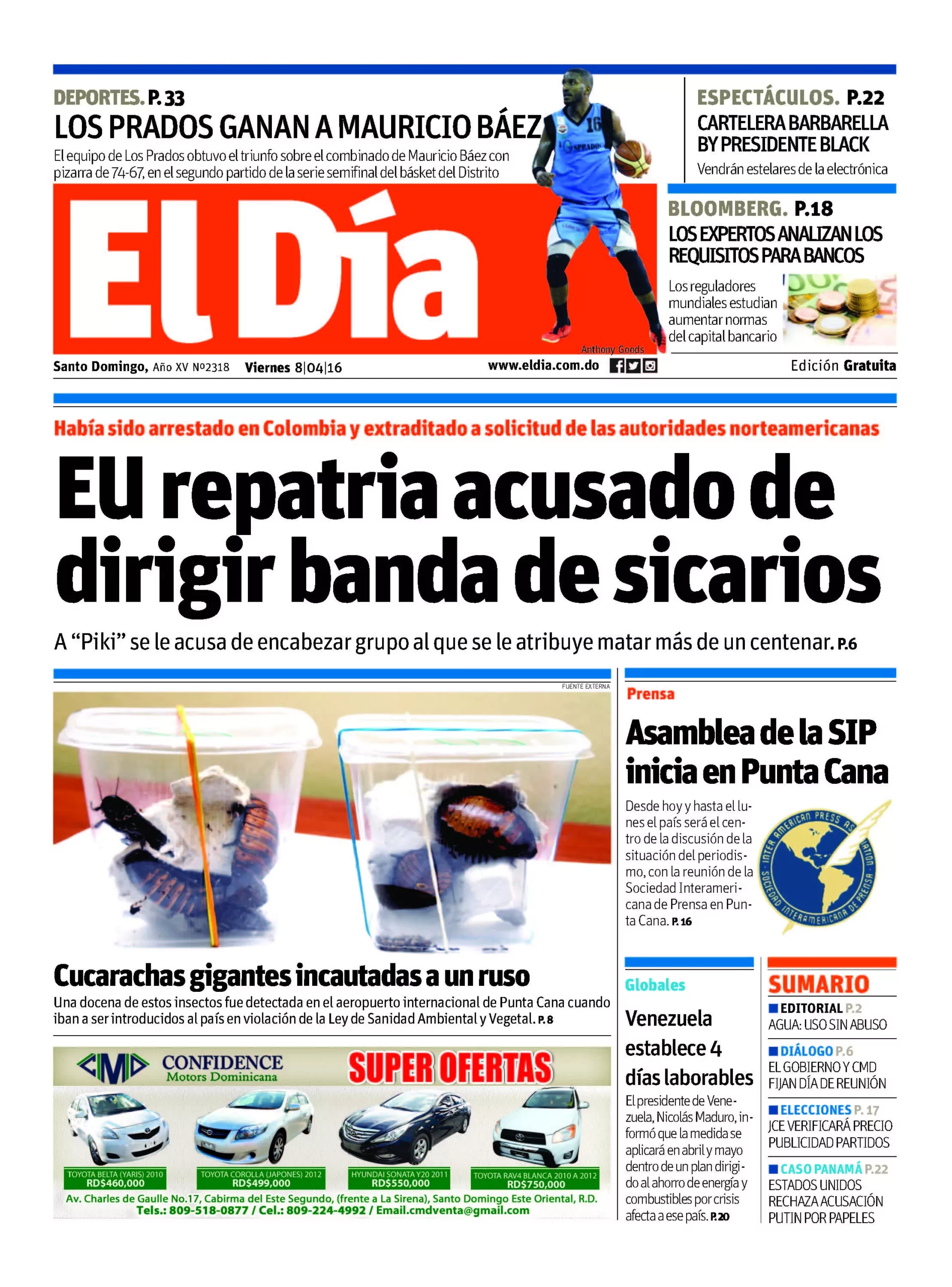Portada impresa