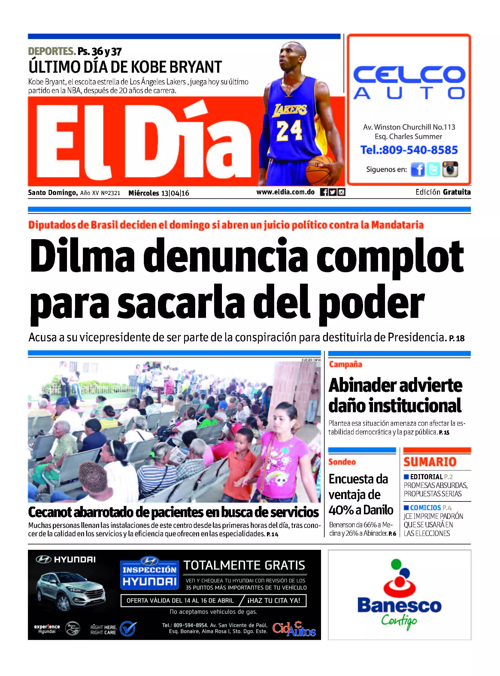 Portada impresa