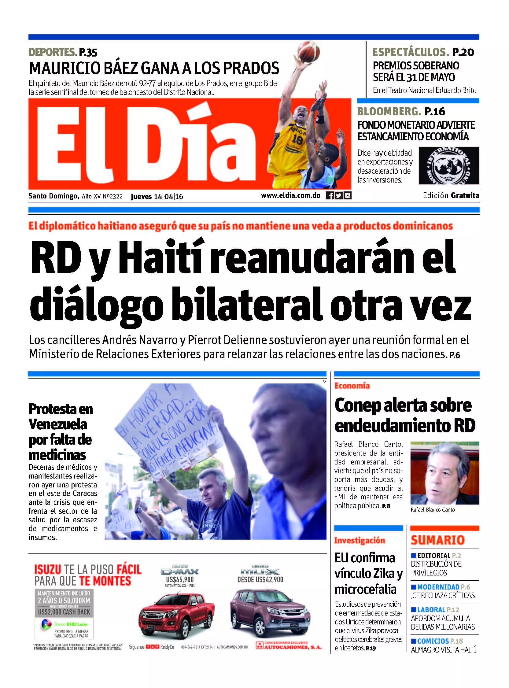 Portada impresa