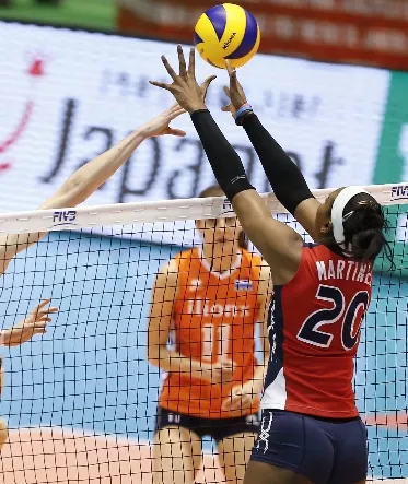 RD pierde el cuarto en línea torneo voleibol