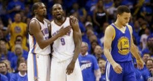 Thunder pone contra la pared a Golde state