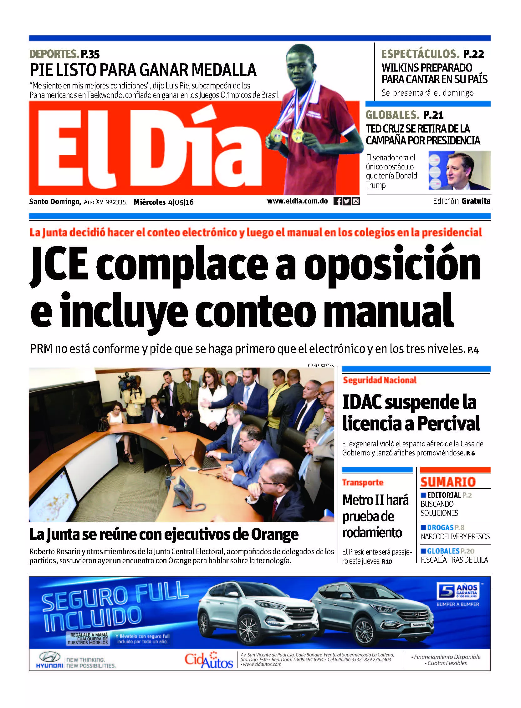 Portada impresa