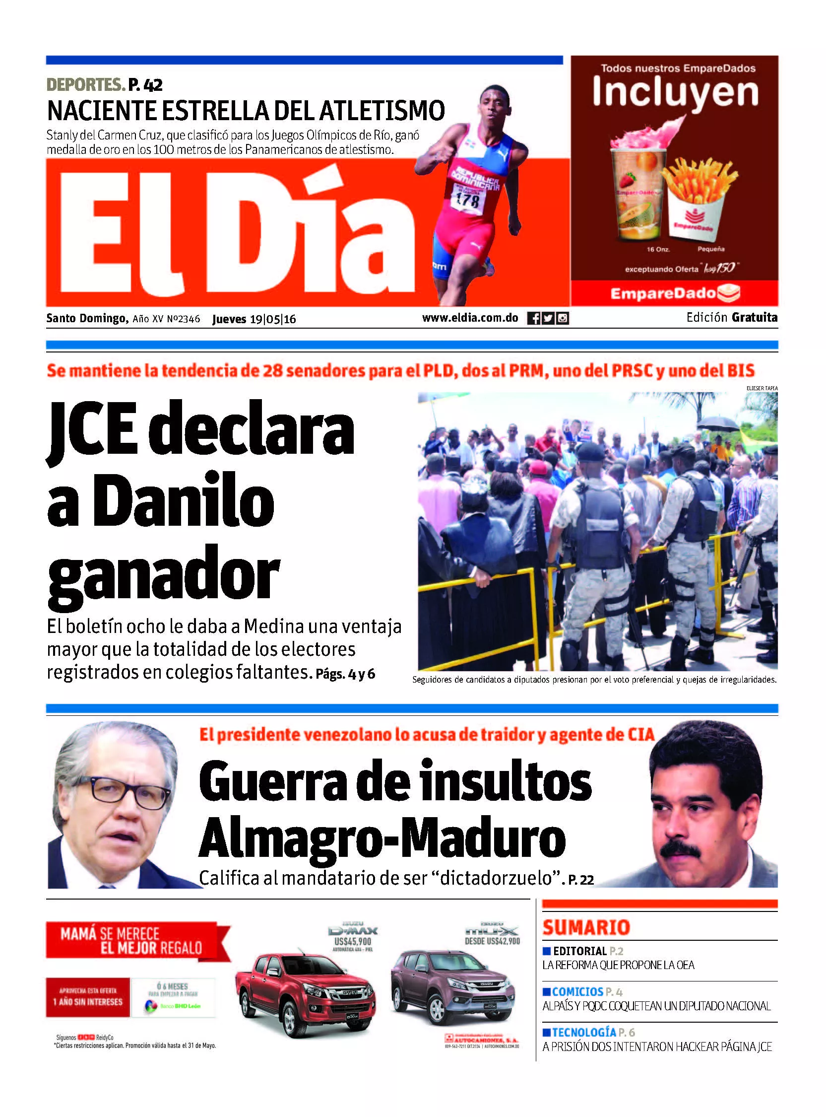 Portada impresa