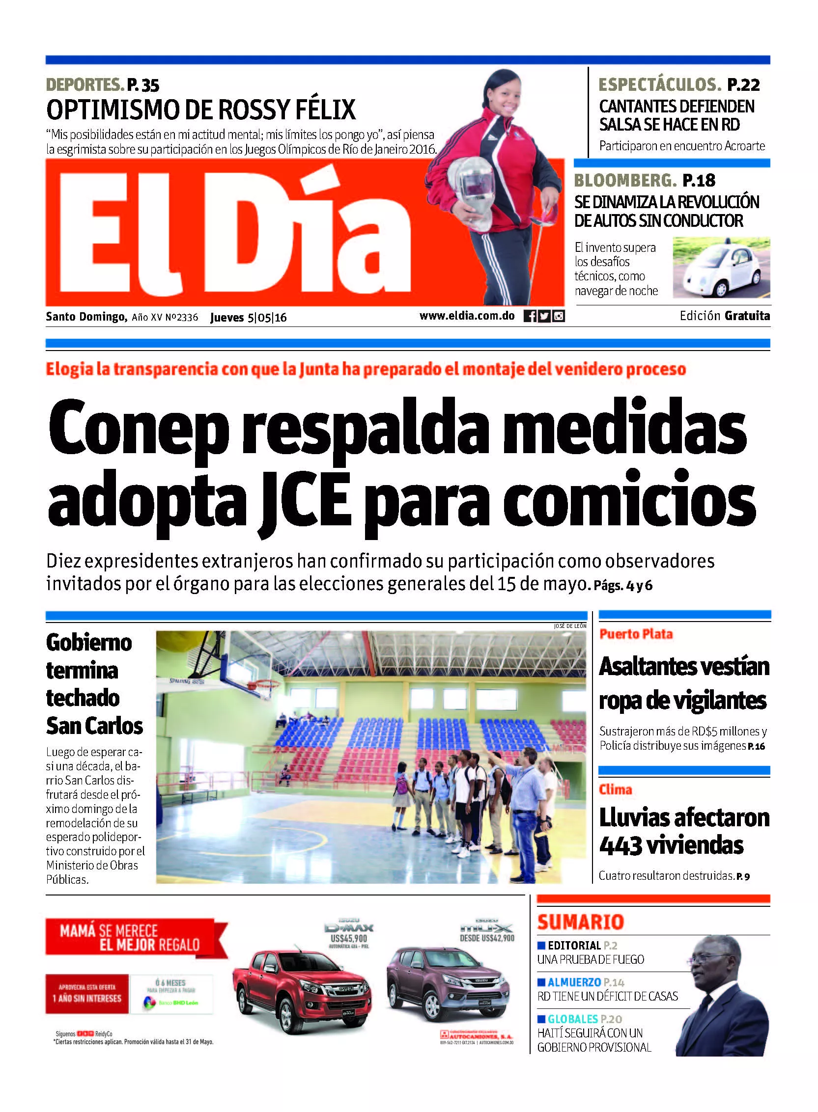 Portada impresa