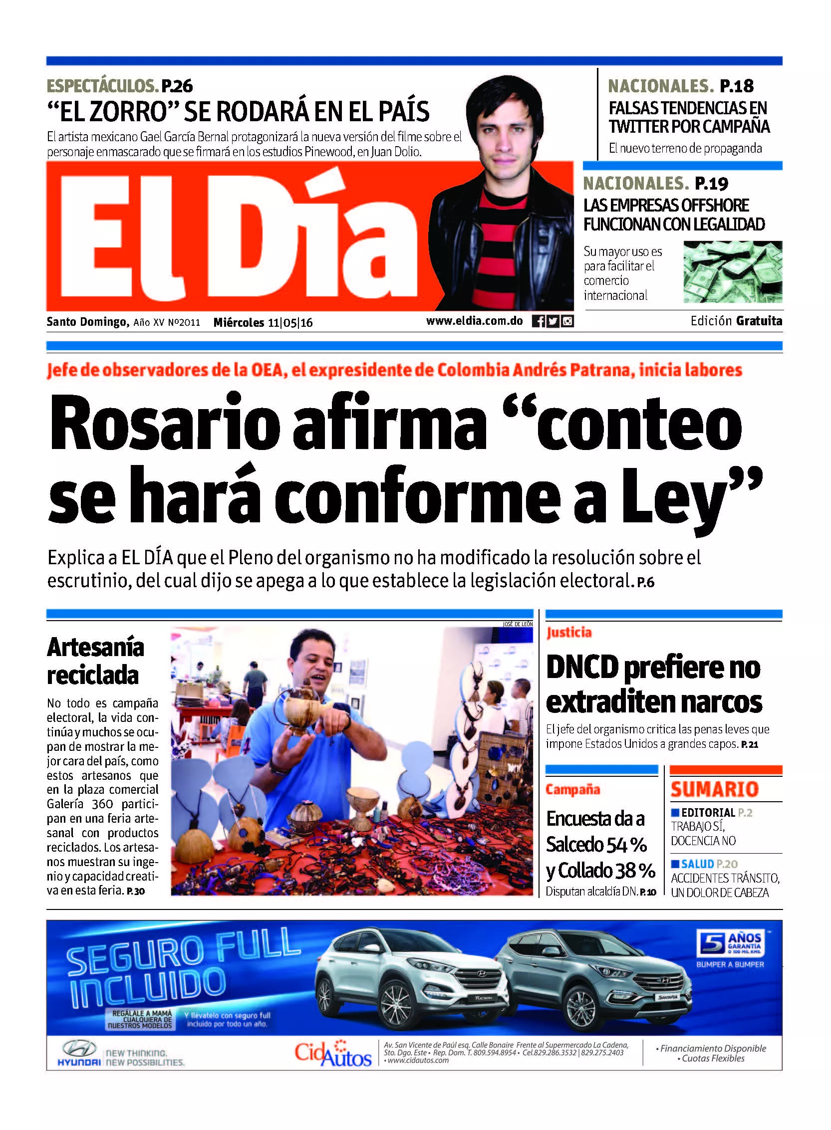 Portada impresa
