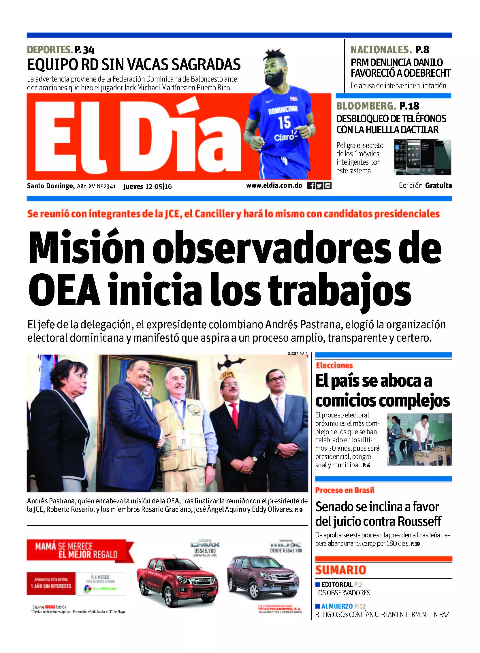 Portada impresa
