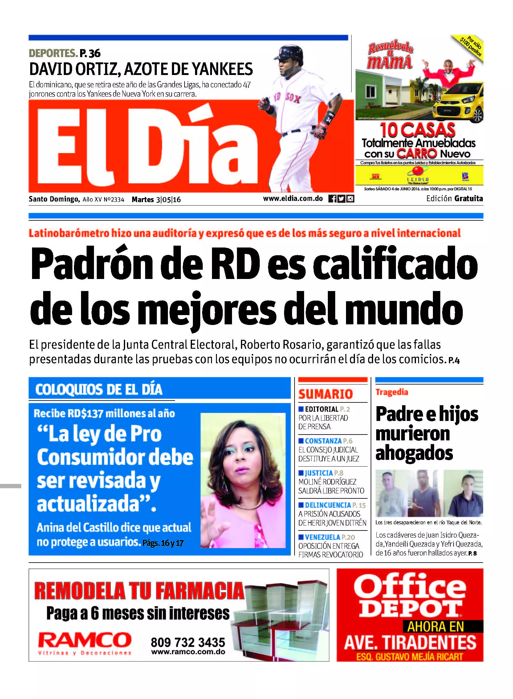 Portada impresa