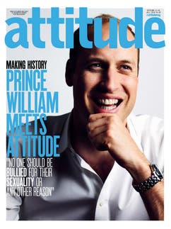 Príncipe Guillermo, en la portada de revista gay británica