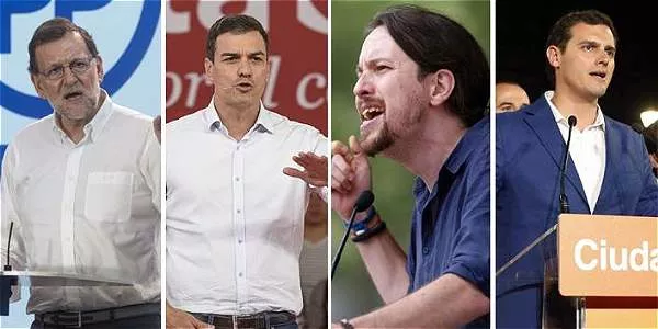 Candidatos españoles se miden en un debate determinante para captar indecisos