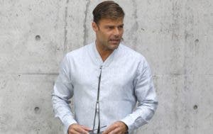 Ricky Martin en primera fila para show de Armani en Milán