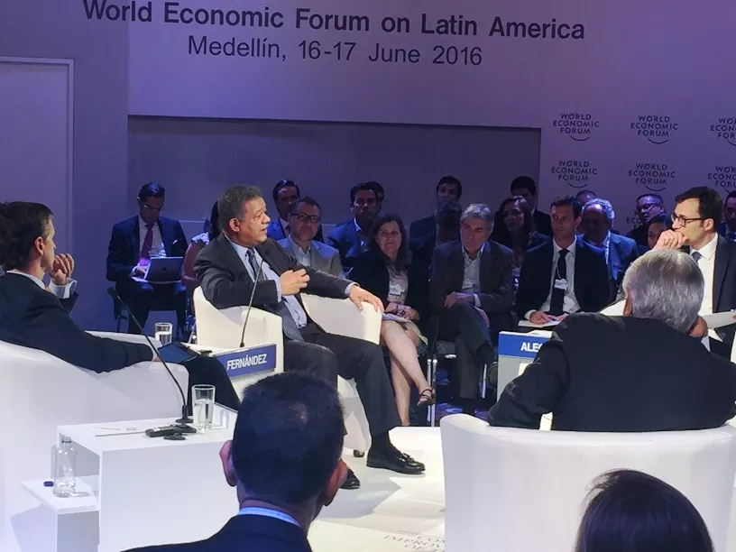 Leonel en foro de la OMC