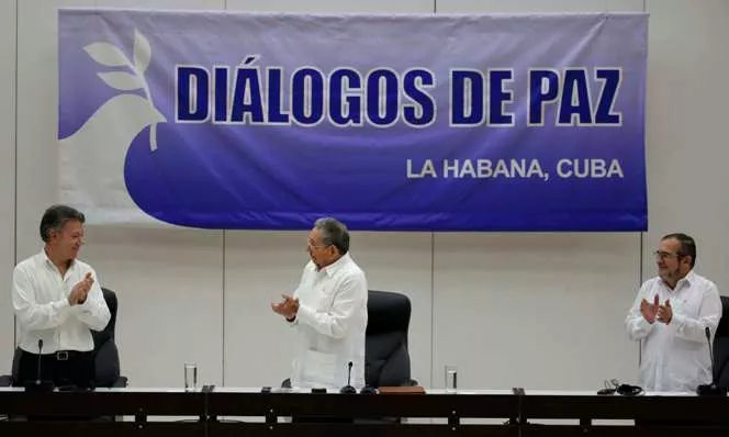 Comienza en La Habana la ceremonia del acuerdo para cese el fuego entre Colombia y Farc