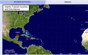 Se forma la tercera depresión tropical de la temporada en el Atlántico