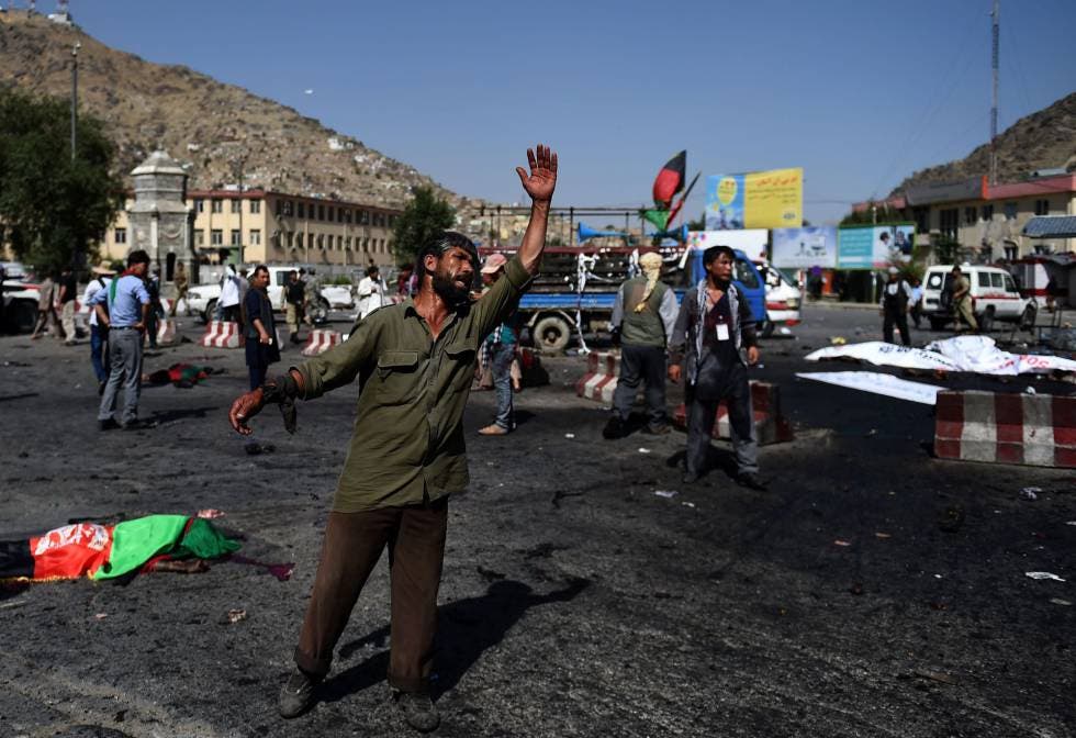 EEUU condena el “cobarde” ataque suicida contra manifestantes en Kabul