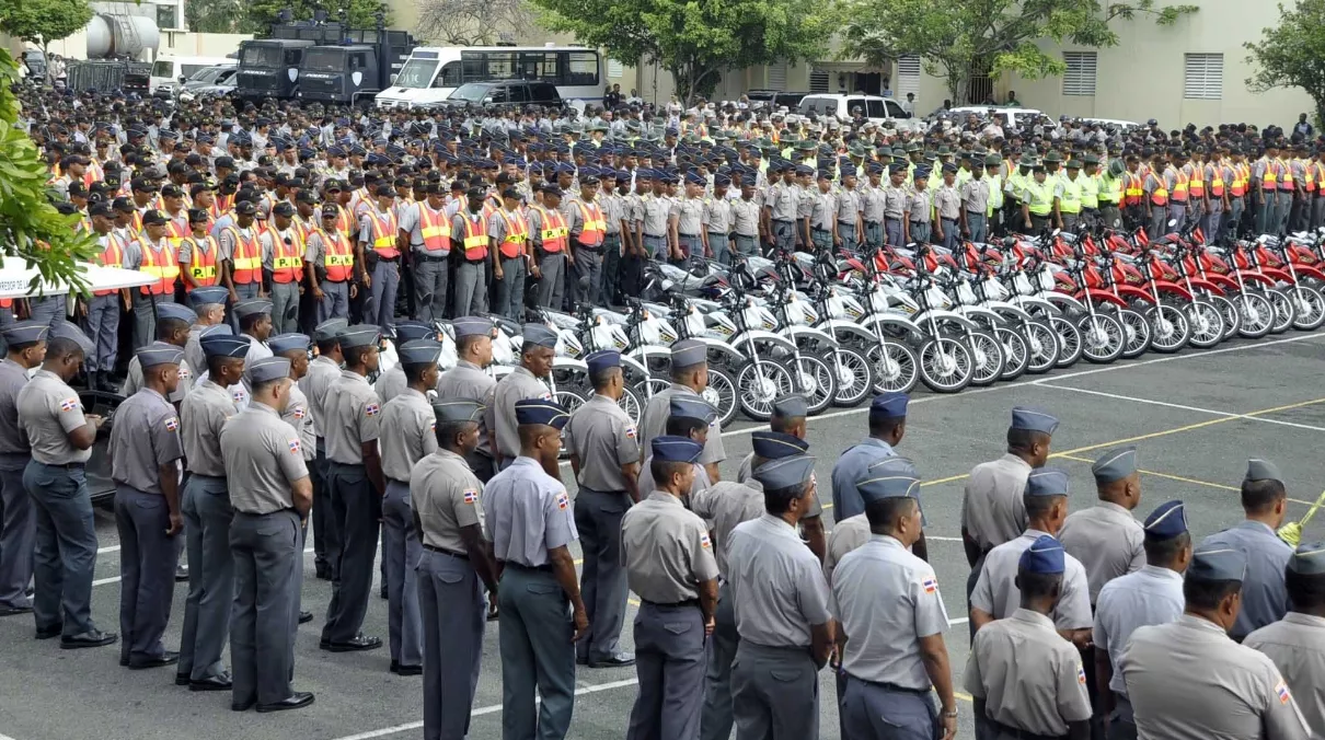 Policia en Navidad. El Nacional/ Jorge Gonzalez