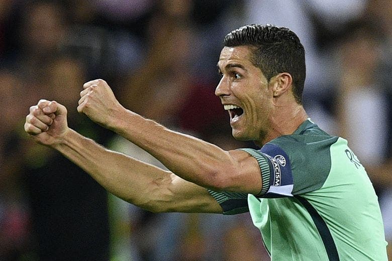 Cristiano Ronaldo alcanza el récord de goles de Platini en Eurocopas (9)