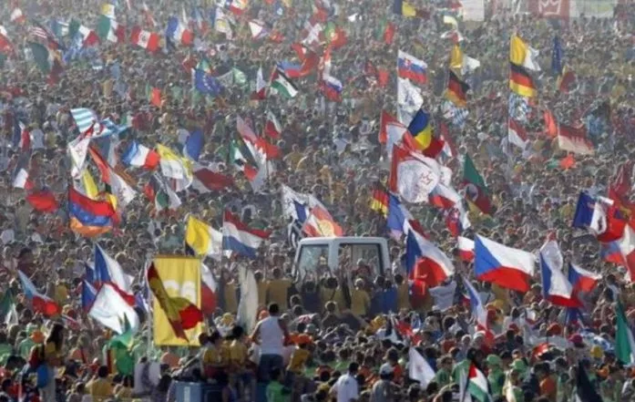 Cientos de miles de jóvenes se dan cita en Cracovia para Jornada Mundial de la Juventud