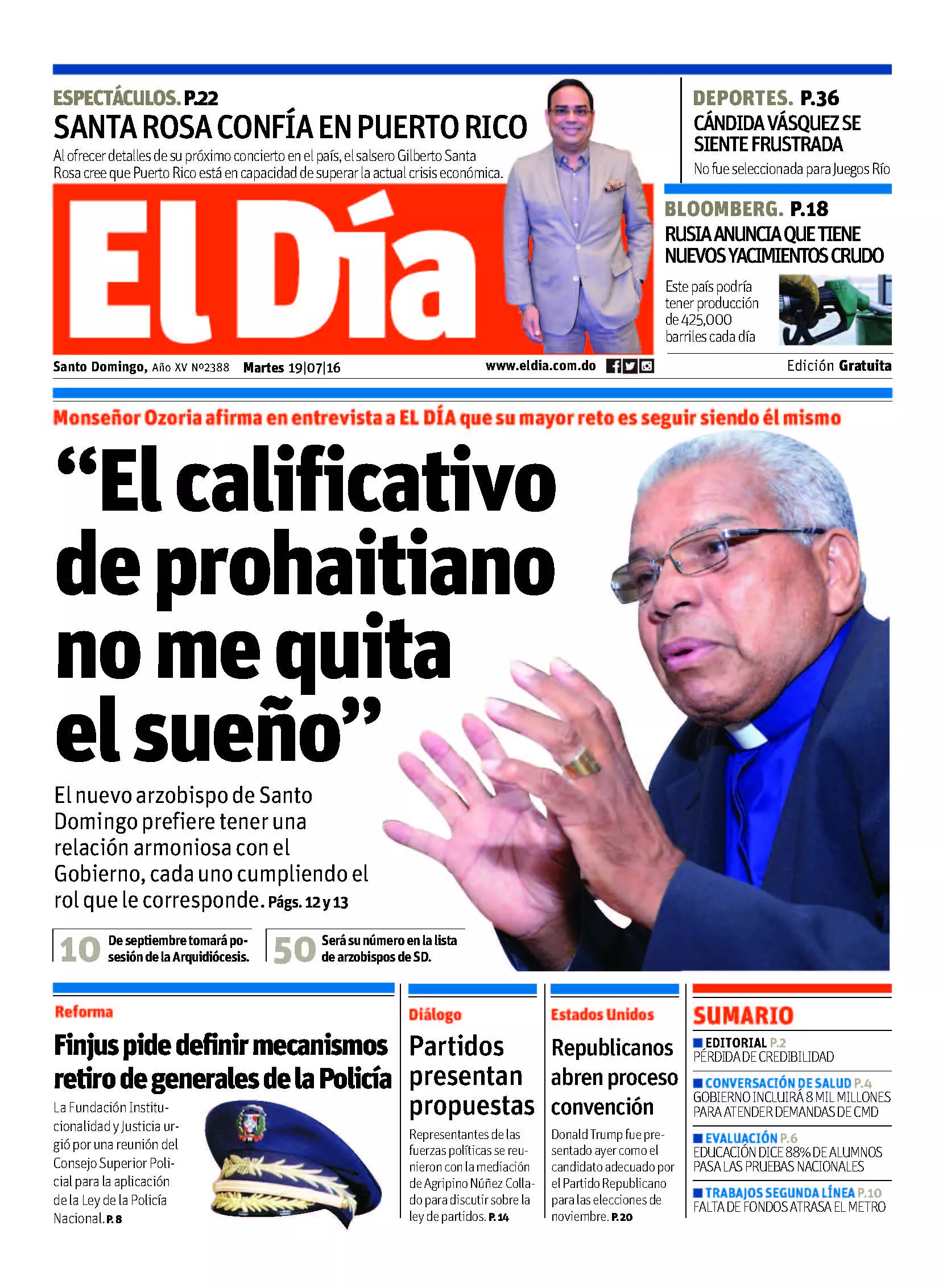 Portada impresa