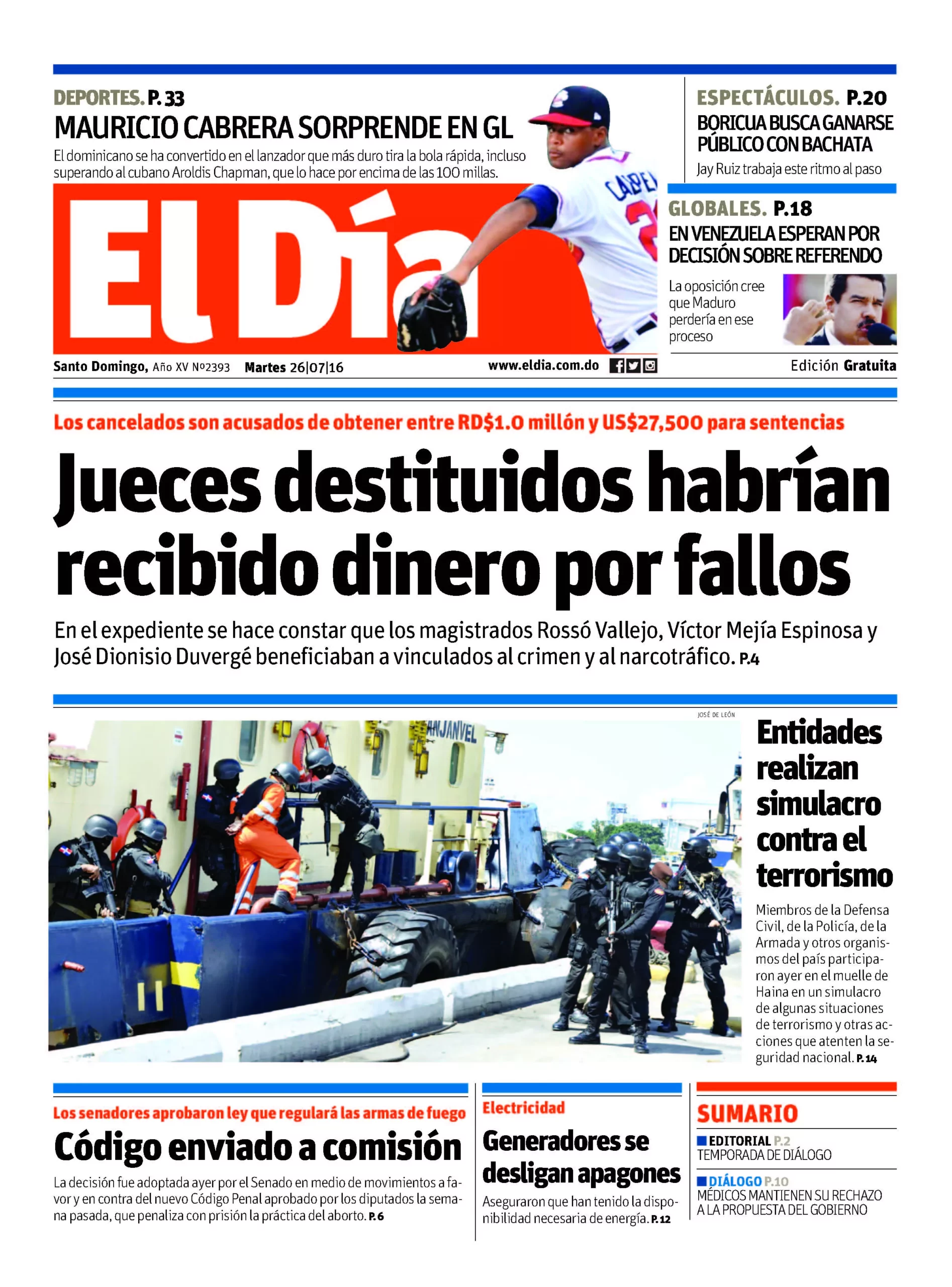 Portada impresa