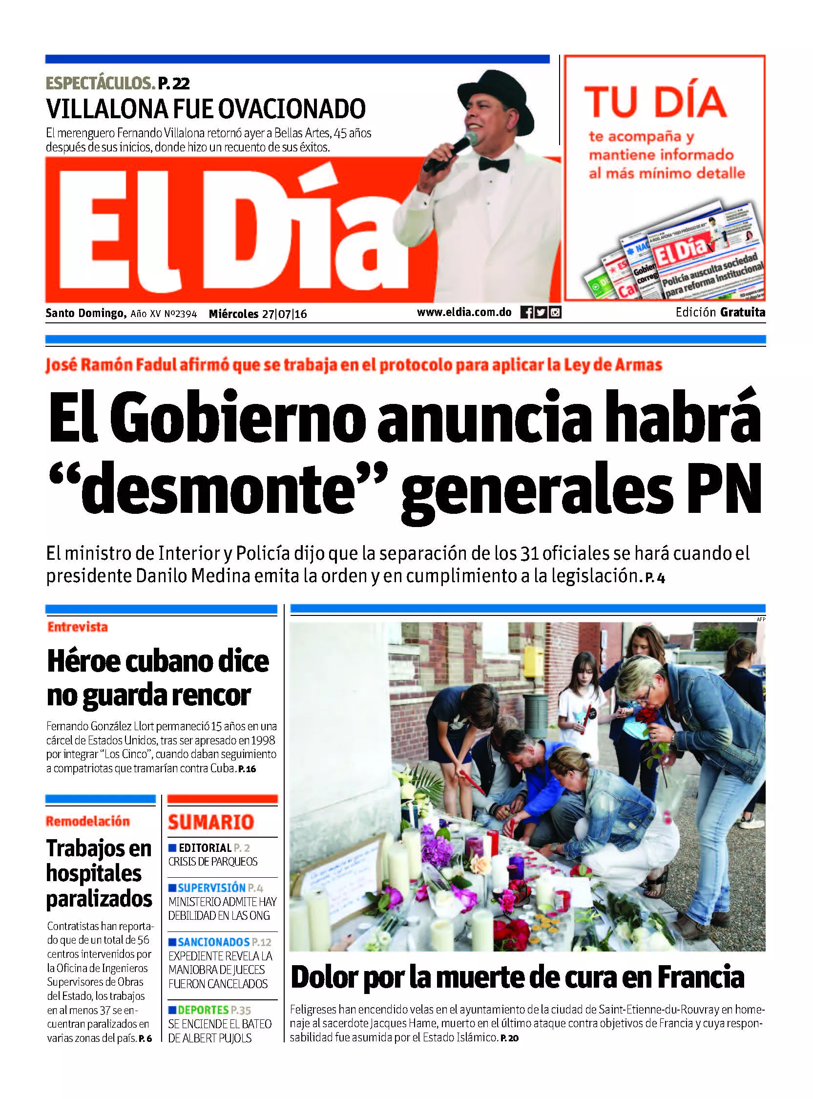 Portada impresa
