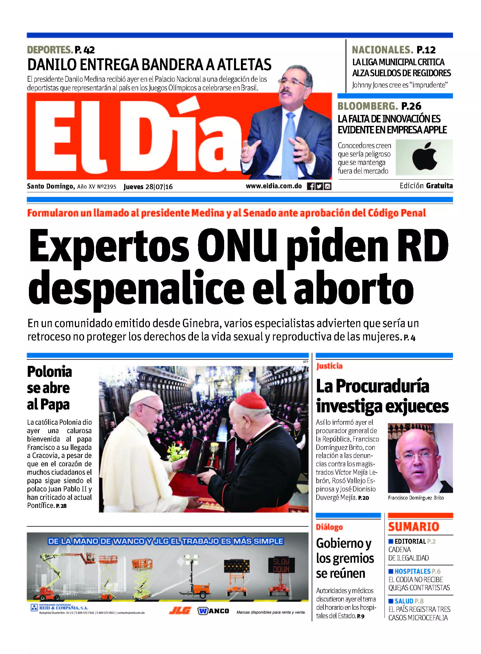 Portada impresa