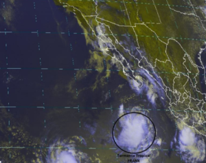 Tormenta tropical Frank avanza por Pacífico mexicano con potencial de lluvias