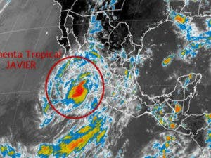 Tormenta tropical Javier se acerca al estado mexicano de Baja California Sur