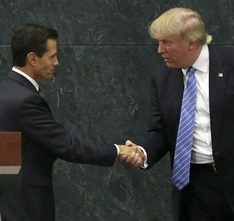 Enrique Pena Nieto, Donald Trump