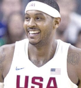 Pívot Carmelo Anthony quiere ser el líder EU en Juegos