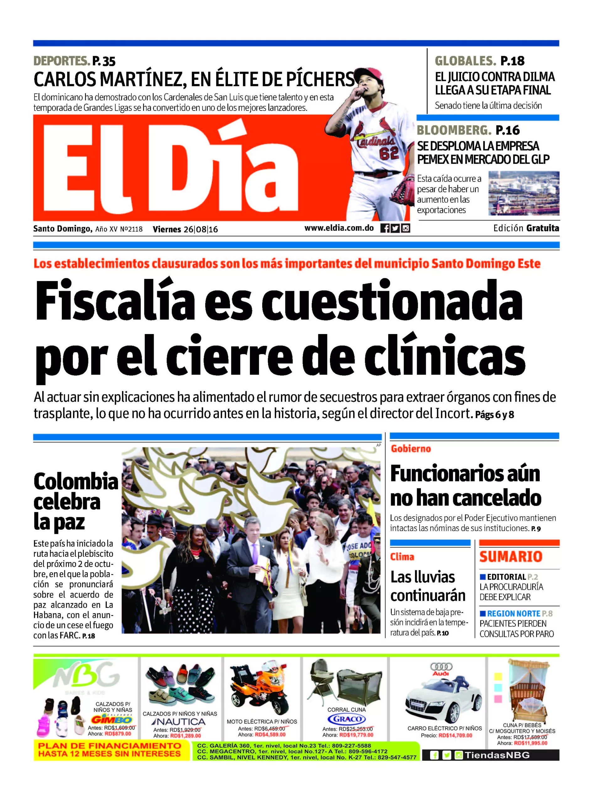 Portada impresa