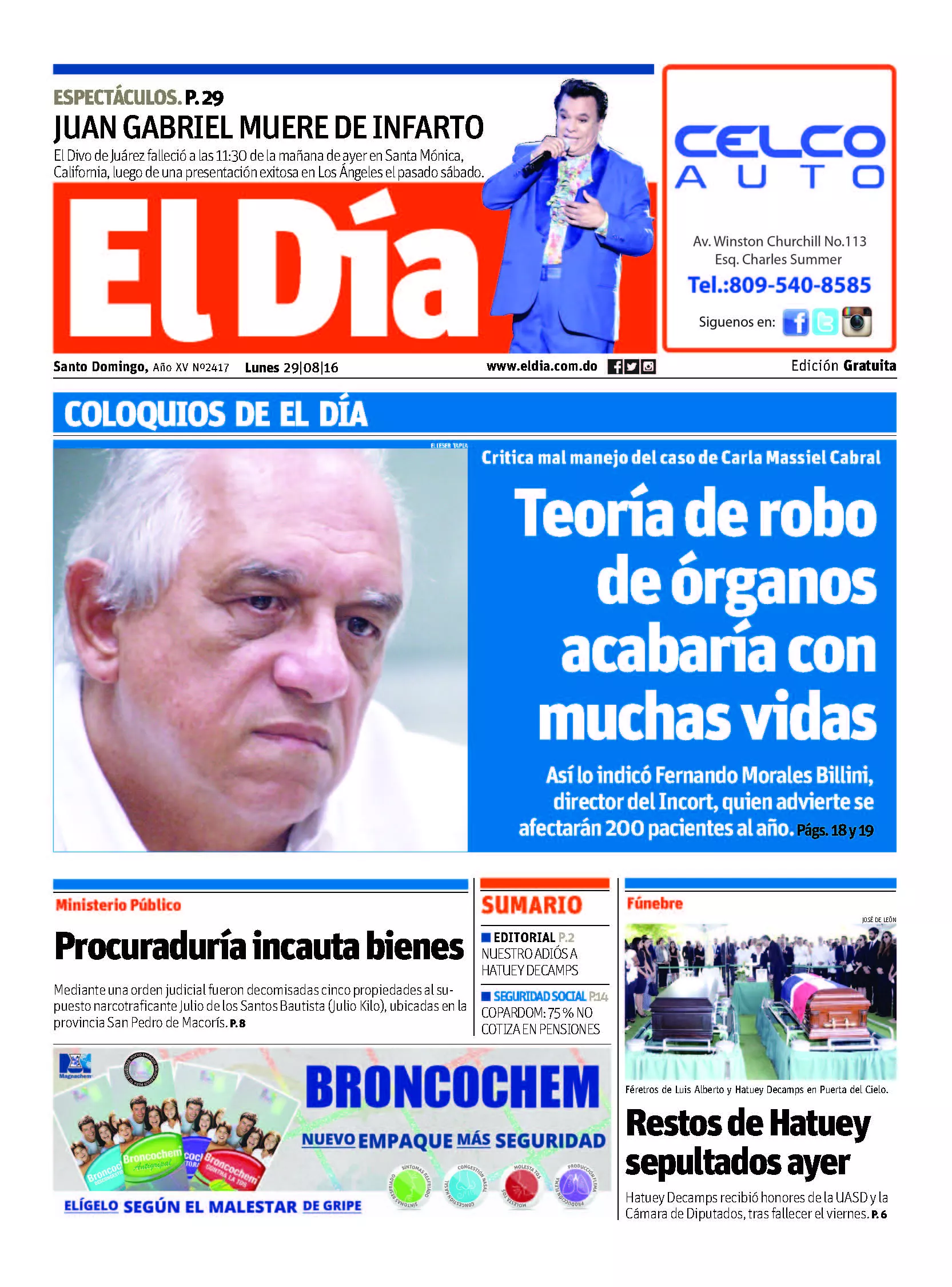 Portada impresa
