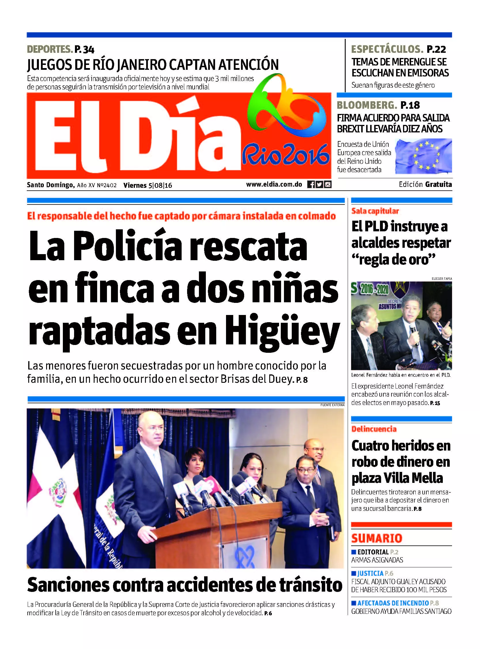 Portada impresa