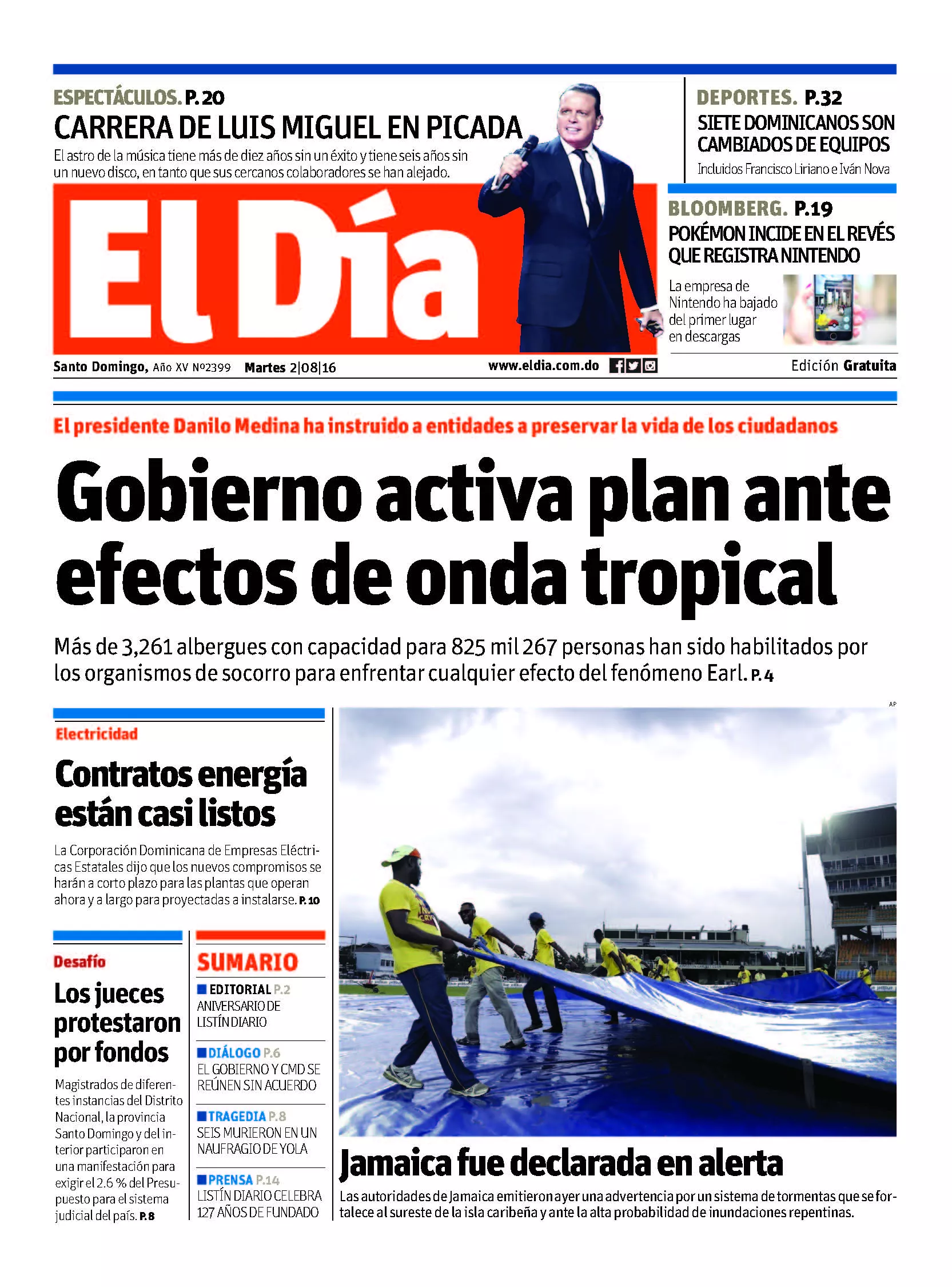 Portada impresa