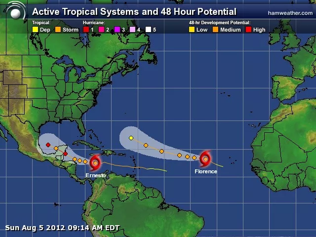 La tormenta tropical Fiona se fortalece en aguas del Atlántico