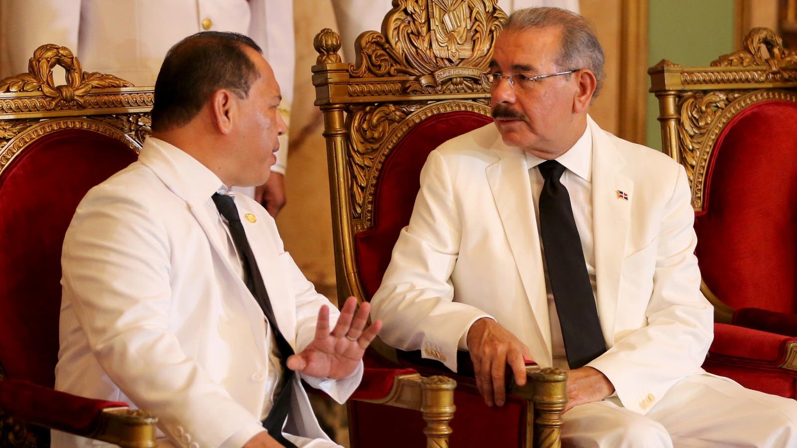 Danilo Medina recibe cartas credenciales de 4 nuevos embajadores suramericanos