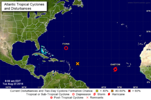 La tormenta tropical Gastón puede convertirse hoy en huracán