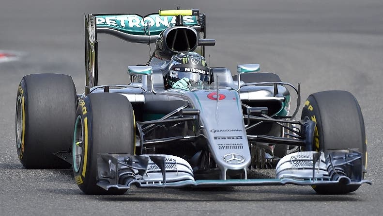 Rosberg  y Hamilton en duelo