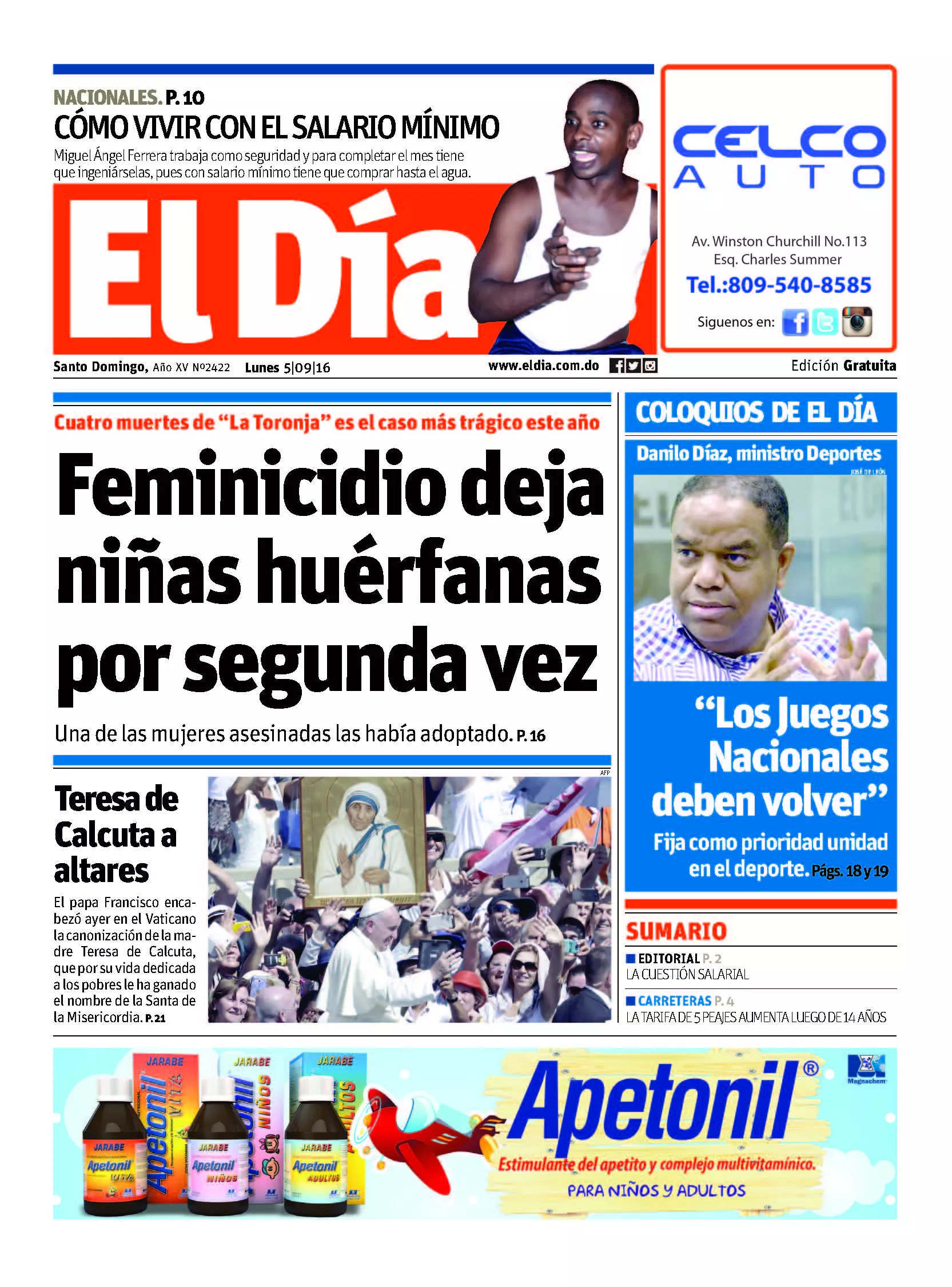 Portada impresa