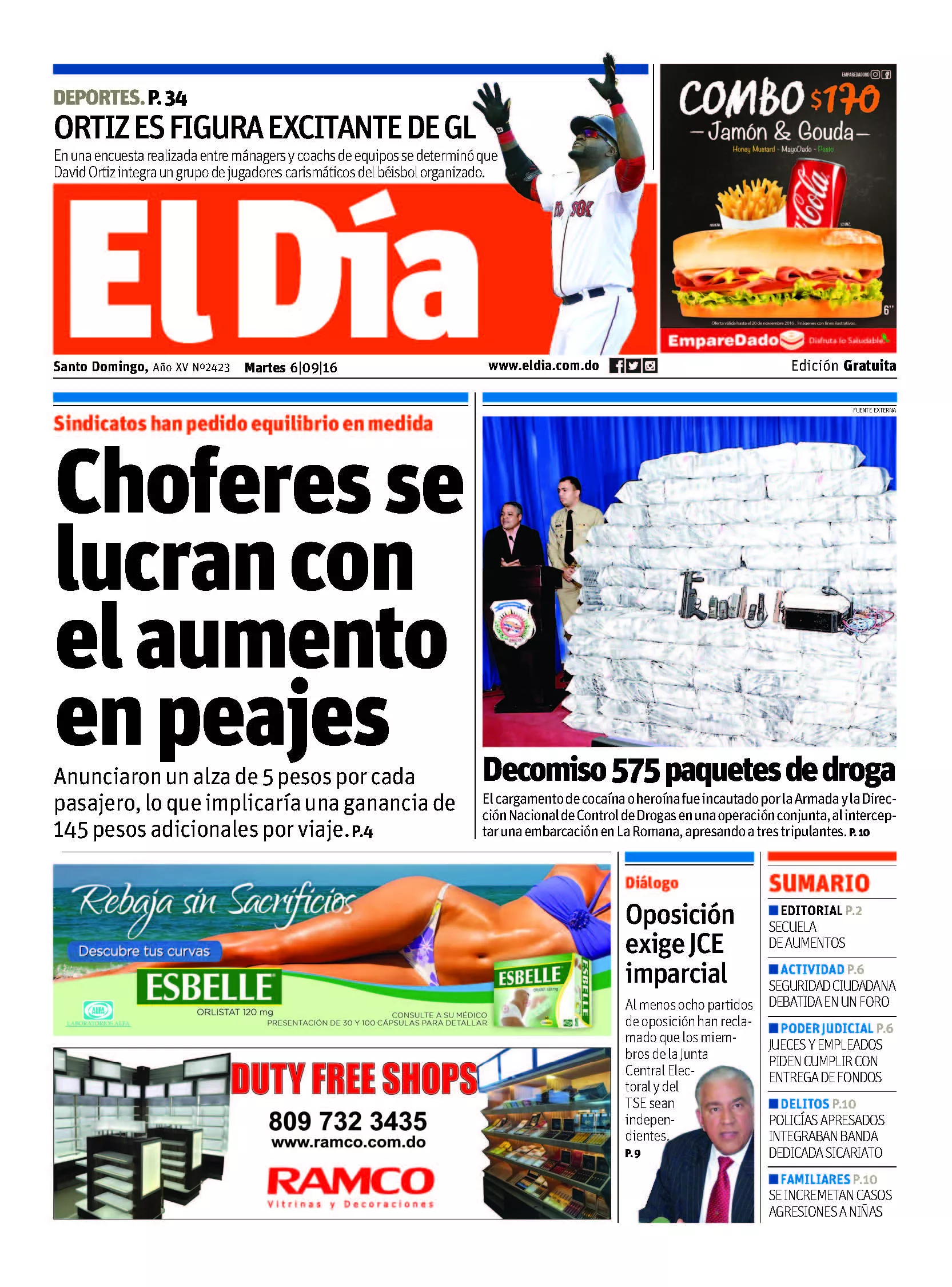 Portada impresa