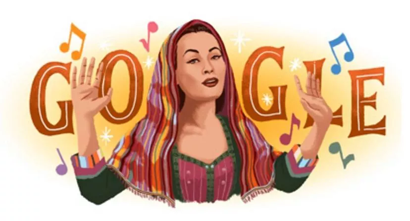 Google homenajea a la mítica cantante peruana Yma Sumac con un “doodle