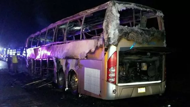 Choque de autobús en México deja 13 muertos