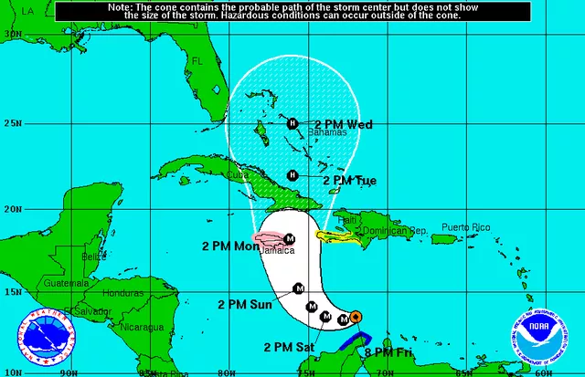 Huracán Matthew mantiene en alerta a Jamaica y Haití