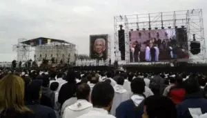 Peregrinos celebran en Argentina a su primer santo el cura Brochero