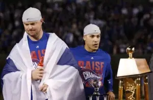 Javier Báez y Jon Lester se reparten premio Jugador Más Valioso