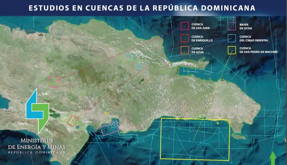 Minería dice en RD hay seis zonas con potencial en hidrocarburos