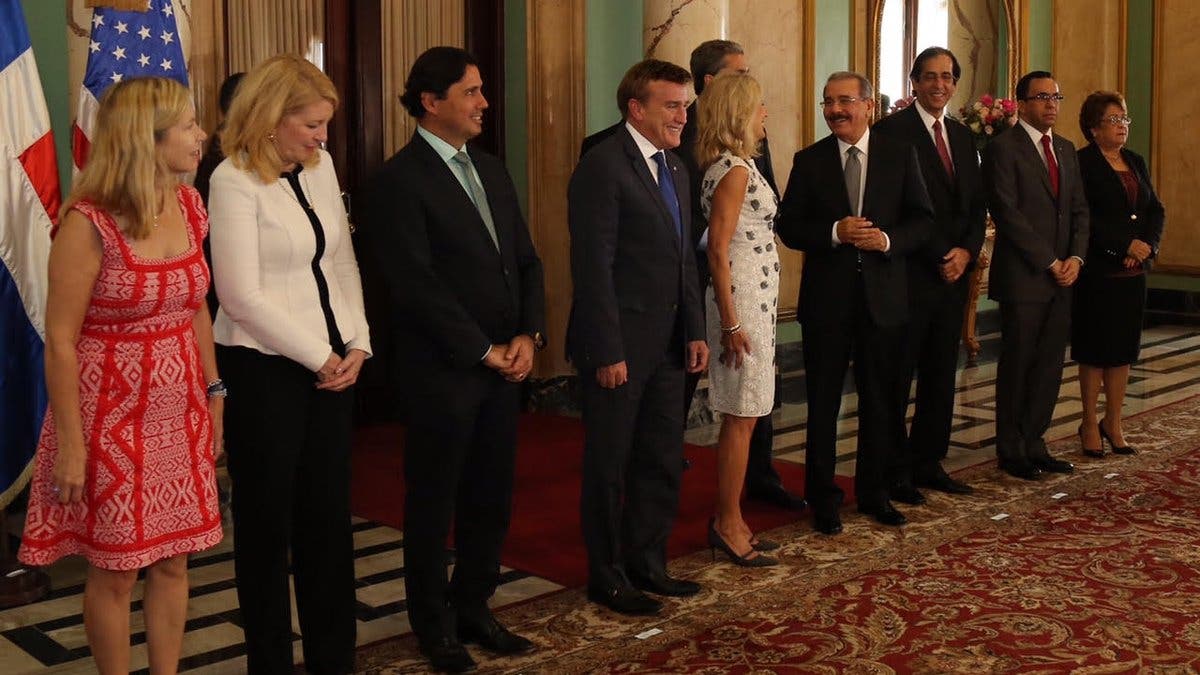 Danilo Medina recibe visita de Jill Biden en Palacio Nacional